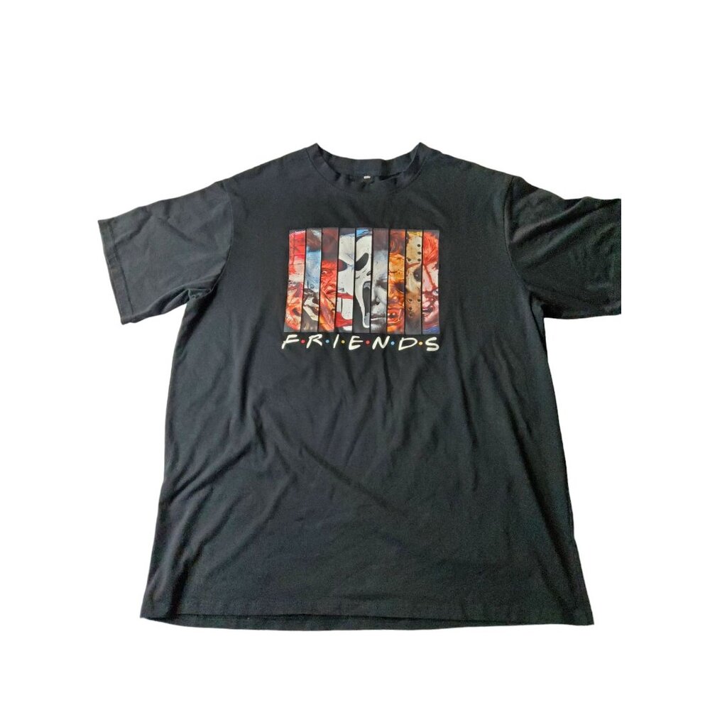 vintage unisex heavy cotton horror friends xl short sleeve shirt